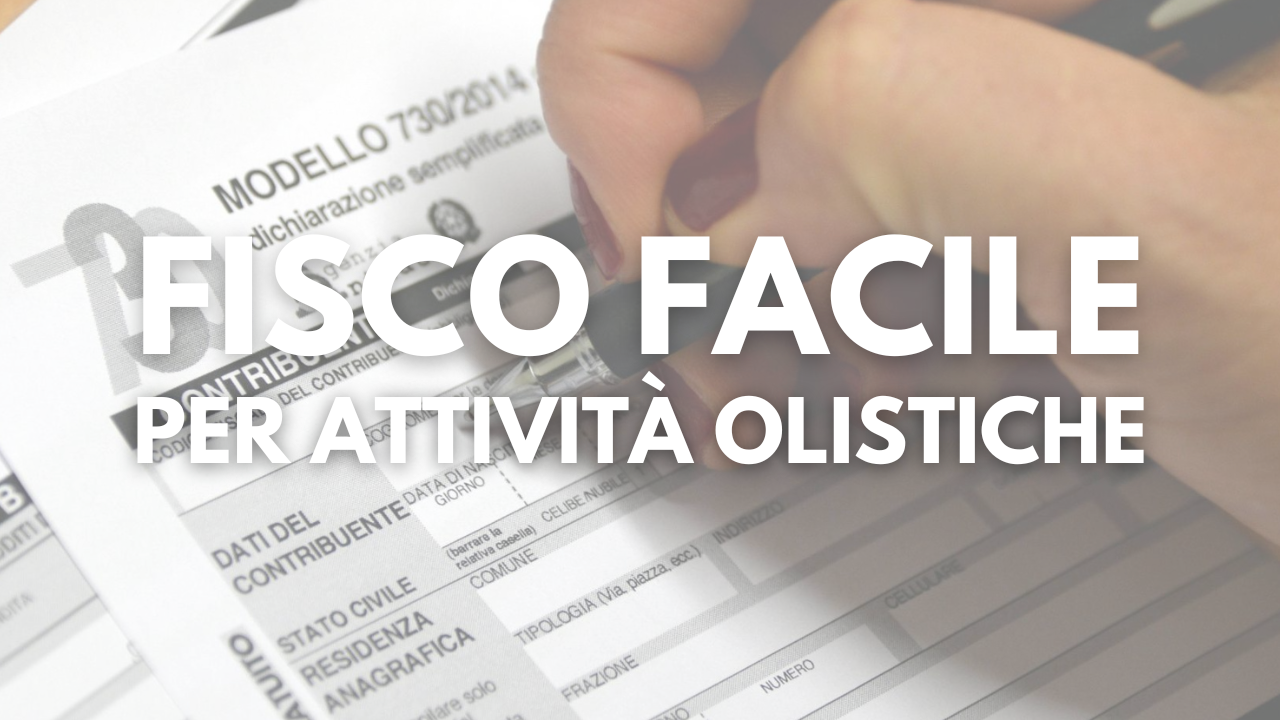 Bonus – Fisco facile per attività olistiche